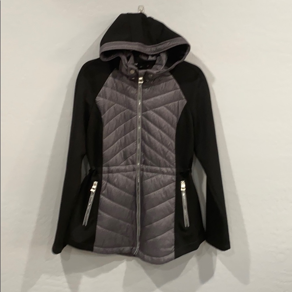 Guess black and silver/gray jacket